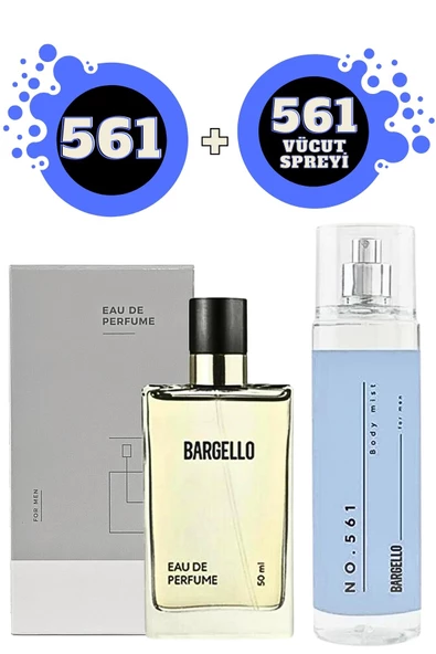 561 Edp Fresh 50 ml Erkek kokusu + No:561 210 ml Body Mist Vücut Spreyi