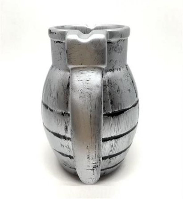 BUFFER® Eğlenceli Dekoratif El Bombası Görünümlü Sigara Hazneli Kül Tablası Küllük - 6