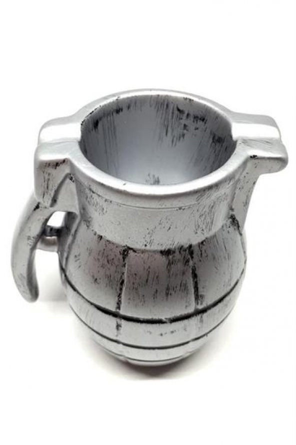 BUFFER® Eğlenceli Dekoratif El Bombası Görünümlü Sigara Hazneli Kül Tablası Küllük - 8