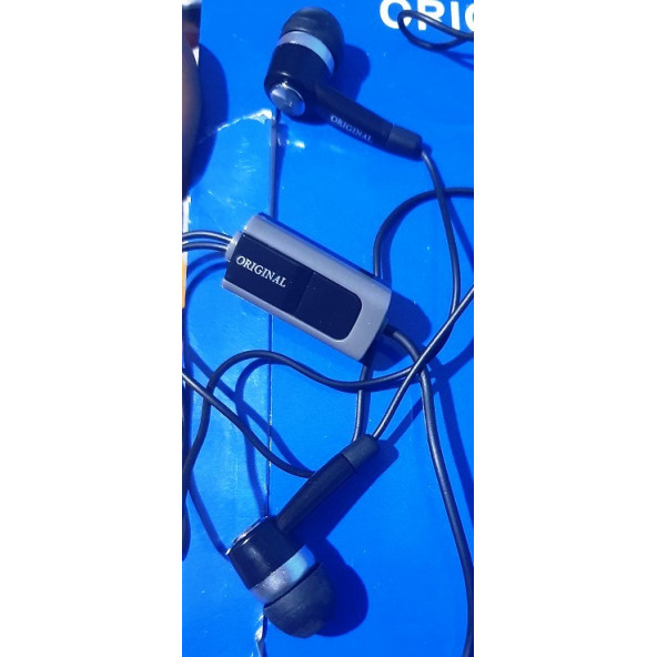 ORIGINAL 3.5 mm kulak içi stereo ses yalıtım kulaklık - 3