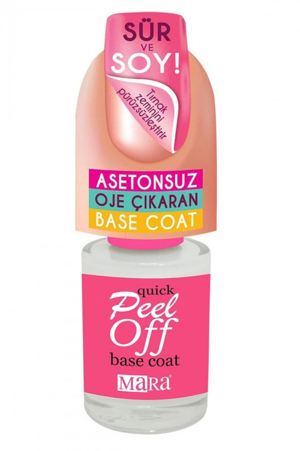 Mara Peel Off Base Coat Oje Çıkarıcı