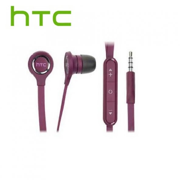 HTC Mor Kulaklık Mikrofonlu
