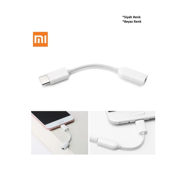 Xiaomi Mi Type C To 3.5mm Kulaklık Çevirici Dönüştürücü