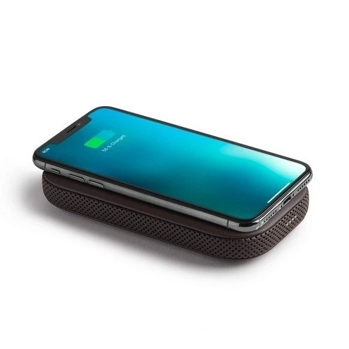 Lexon Powersound Deri Kablosuz Şarj Cihazı ve Bluetooth Hoparlör LA128N - 2