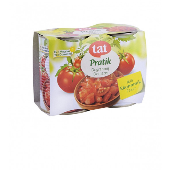Tat Doğranmış Domates 2x400 g.