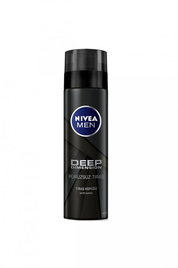 Nivea Traş Köpüğü Deep Dimension Pürüzsüz Tıraş 200ml