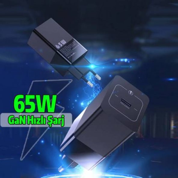 Polham Gan 65W Usb C Hızlı Şarj Aleti 4.0 Hızlı Macbook Pro Şarj Aleti 3.0 QC4.0 PD3.0 Şarj Başlık - 2