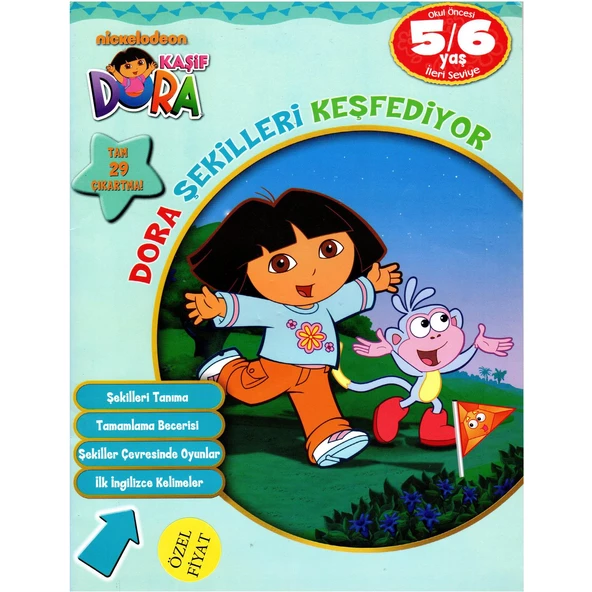 Nickelodeon Dora Kostümler Etkinlik ve Faaliyet Kitabı 5-6 Yaş