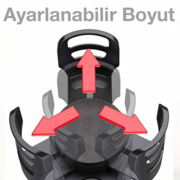 Polham Dönebilen ve Genişlik Ayarlamalı 2li Bardak ve Şişe Tutacağı, Titreme Önleyici Bardaklık - 4