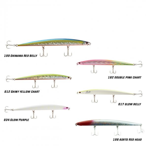 Fujin Zaion 175S 175mm 50gr Maket Balık 034 Glow Purple - Resim 2