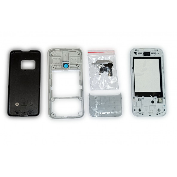 Nokia N81 Kasa Kapak Tuş Takımı N81 Uyumlu Siyah Renk Orta Kasa Ön Kapak Arka Kapak Tuş Takımı - 4