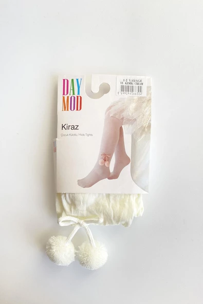 Kiraz Çocuk Külotlu Çorap - 3