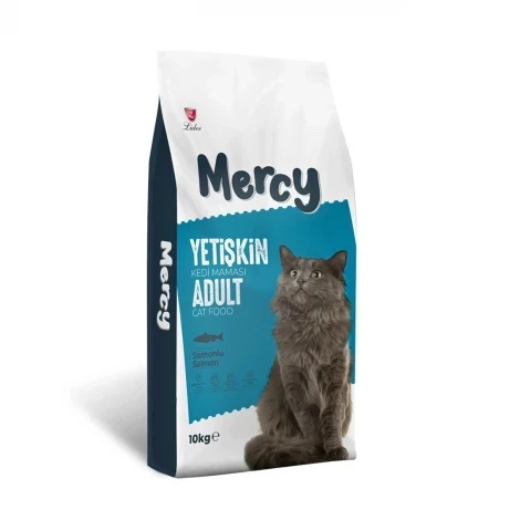 Mercy Somonlu Yetişkin Kedi Maması 10 Kg