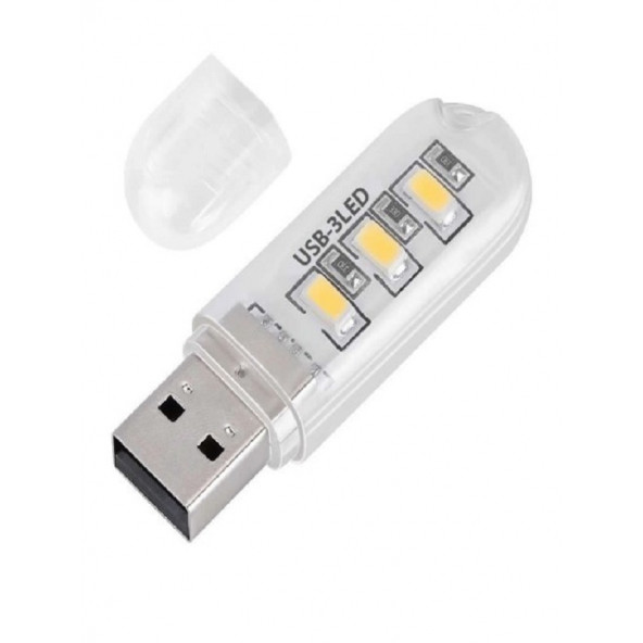Taşınabilir Mini Flash Usb Led Işık Lamba Gece Lambası - 6