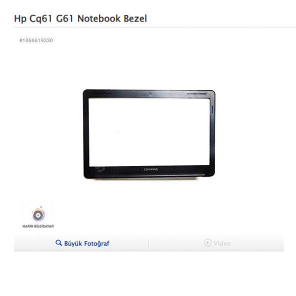 Hp Cq61 G61 Notebook Bezel