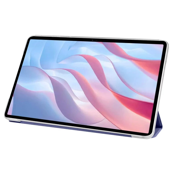 Vendas Huawei Honor X9 11.5' Uyumlu Smart Cover Standlı Birebir Uyumlu Silikon Kılıf - 10