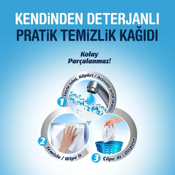 Familia Deterjanlı Temizlik Kağıdı 12 Rulo (2 Rulo x 6 Paket) - 3