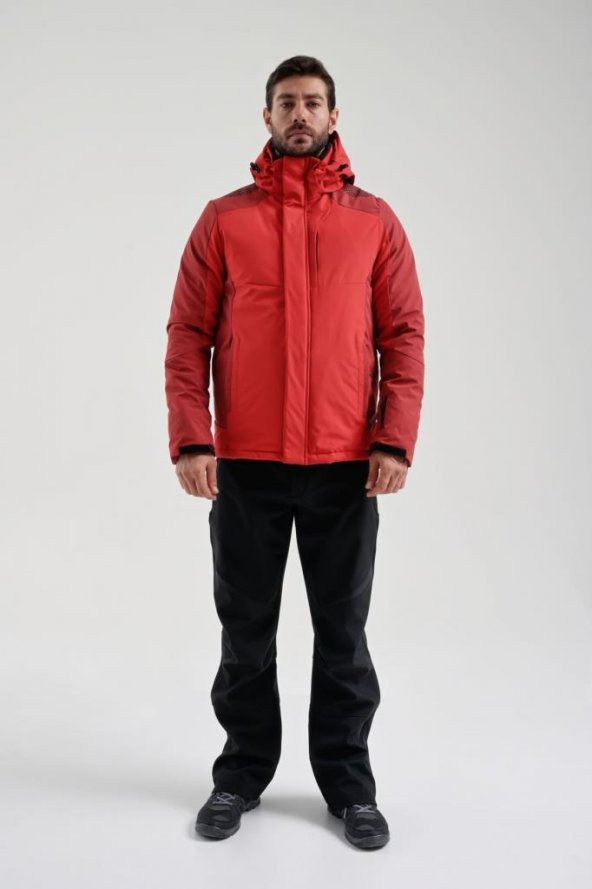 Exuma 2011172 Erkek Kırmızı Kayak Montu