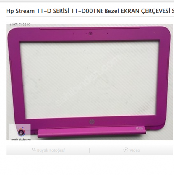Hp Stream 11-D SERİSİ 11-D001Nt Bezel EKRAN ÇERÇEVESİ SORUNSUZ