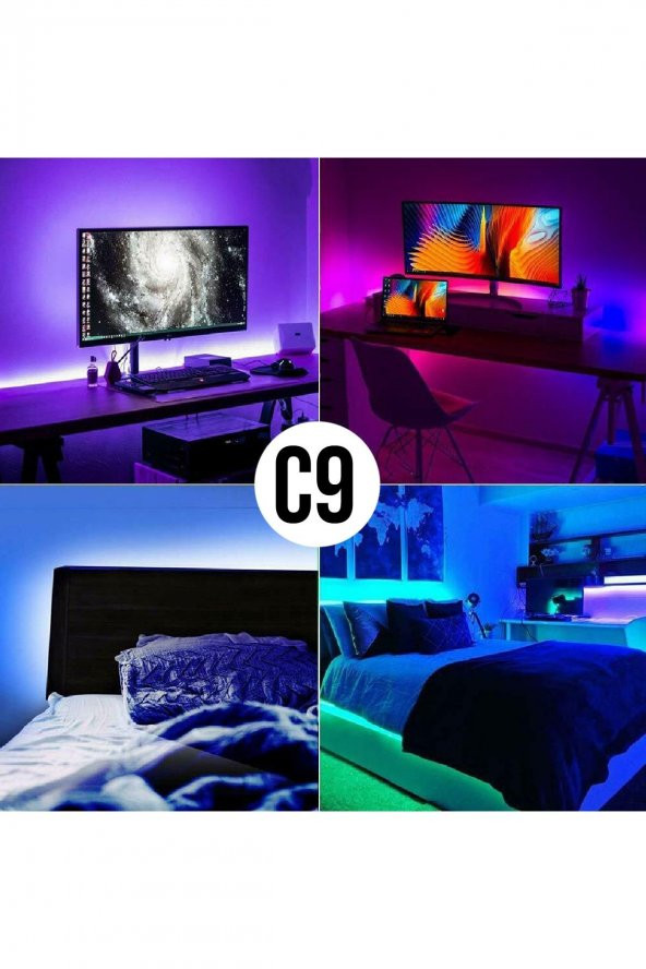Pc Tv Arkası Aydınlatma Led Monitor - 2