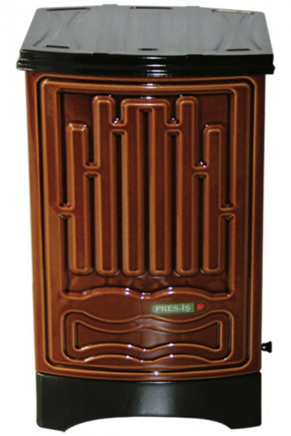 Alttan Havalı Kovalı Uyuyan Kömür Odun Emaye Soba