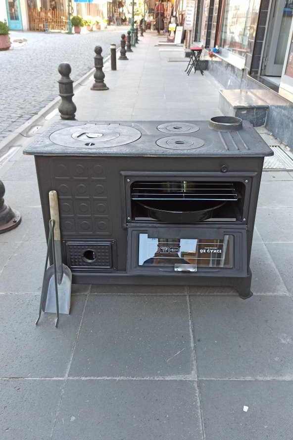 KOVALI FIRINLI ÖNDEN DELİKLİ KÖMÜR ODUN MAŞİNGA VE KUZİNE MODELİ - 3