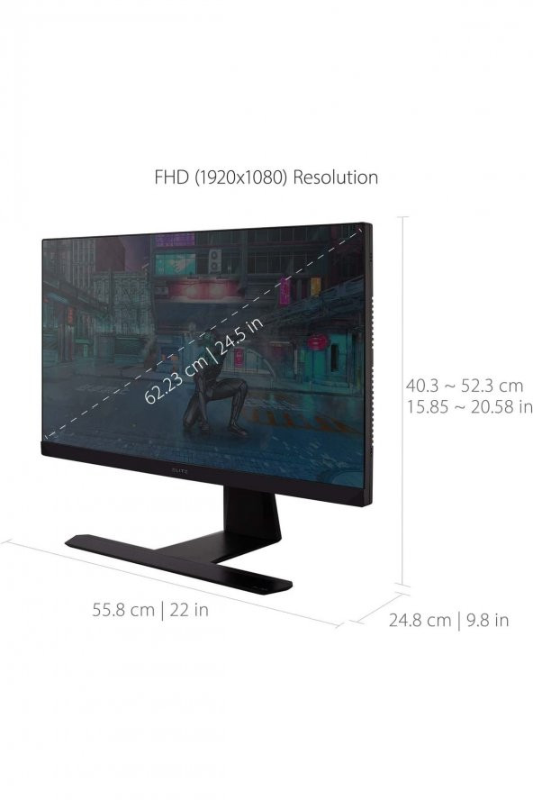 Xg251g 62,2 Cm (25 İNÇ) Oyun Monitörü (full-hd, Ips Panel, 1 Ms, 360 Hz, G-sync, - 4