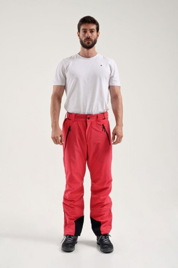Exuma 2213010 Elyaflı Erkek Kırmızı Kayak Pantolonu