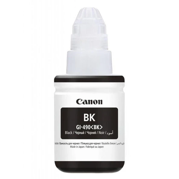 Canon GI-490BK Mürekkep Orj. - Black (135ml) ürün görseli