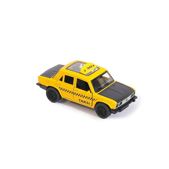 KM-36151C-1 Çek Bırak Metal Taxi 1:36 -1 adet stokta olan gönderilir