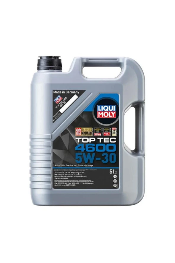 LIQUI MOLY 5W30 Motor Yağı Tam Sentetik TOP TEC 4600 5 Litre (2316)