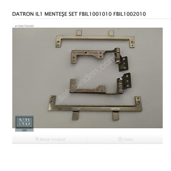 DATRON IL1 MENTEŞE SET FBIL1001010 FBIL1002010