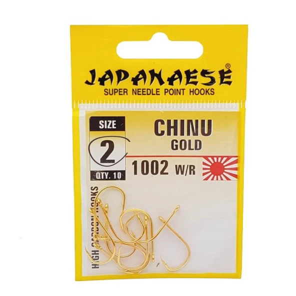 Japanese Chinu Gold 1002 W/R Çupra Mercan Sazan Olta İğnesi - 4