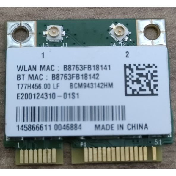 Sony Vaio Svf15 Svf152 SVF153 SVF154 SERİSİ Svf152C29W Wifi Kart