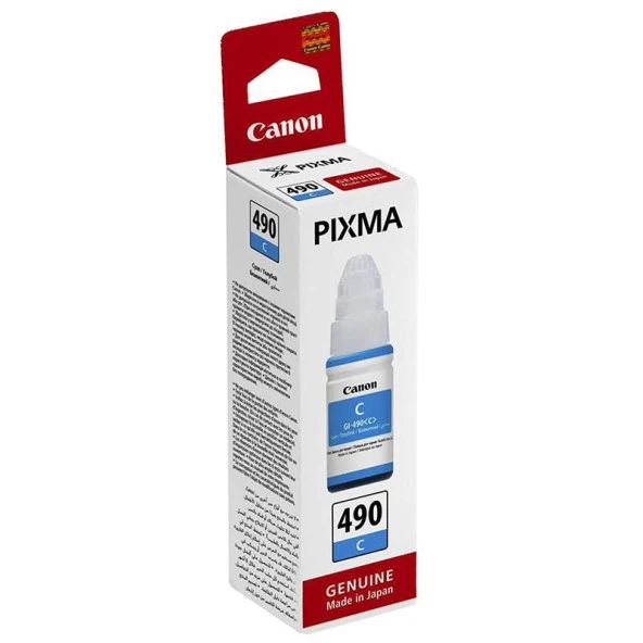 Canon GI-490C Mürekkep Orj. - Cyan (70ml) - 2