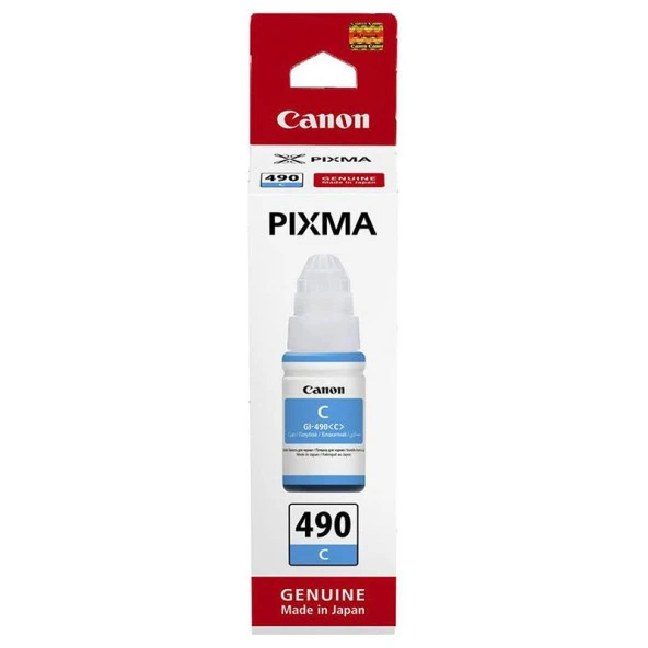Canon GI-490C Mürekkep Orj. - Cyan (70ml) - 3