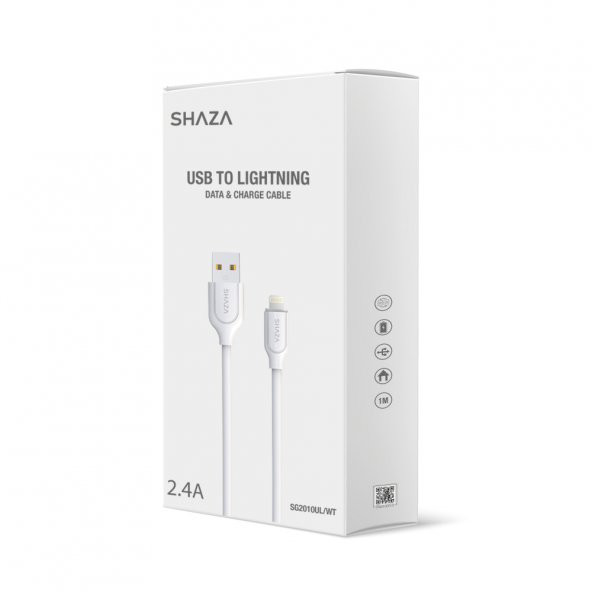 SHAZA Orijinal Sarım USB To Lightning 60W Destekli Hızlı Şarj ve Data Kablosu - 1 Metre - 2