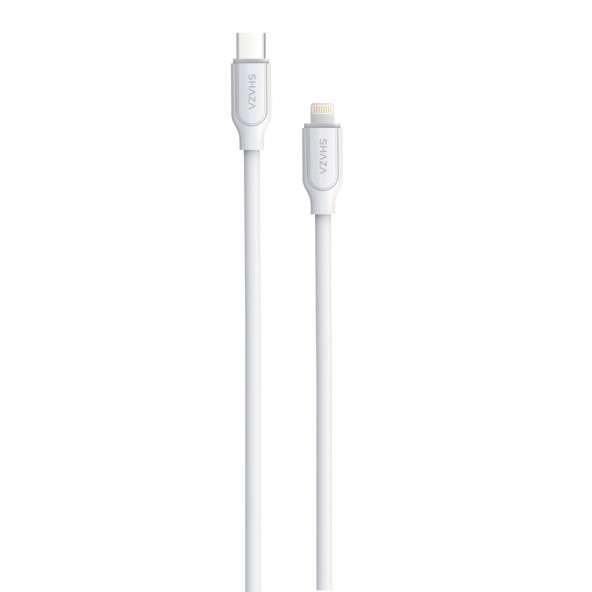 SHAZA Orijinal Sarım Type-C To Lightning 60W Destekli Hızlı Şarj ve Data Kablosu -1 Metre