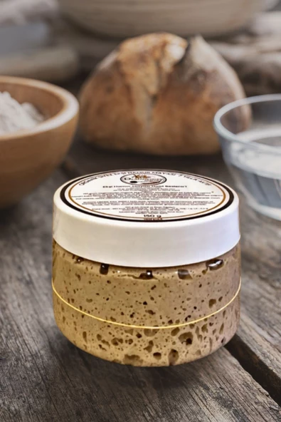 Taş Değirmenden Organik Organik Atalık Siyez Ekşi Hamur Mayası 10 Yıllık Aktif - 150 Gram - 2