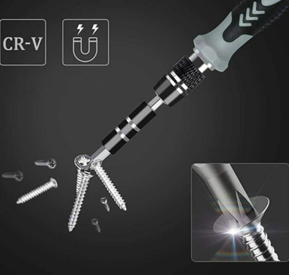 Zhltools 117 Parça Profosyonel Cep Telefonu Tablet Laptop Tornavida Tamir Seti - 4