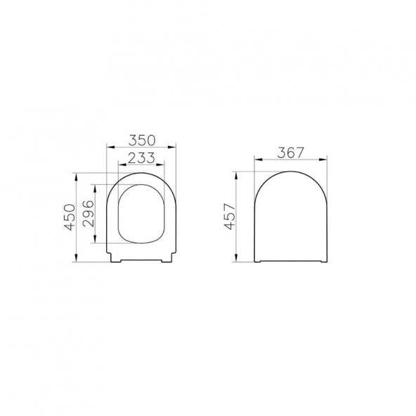 VitrA Integra Klozet Kapağı Mat Siyah 131-083-009 - 2