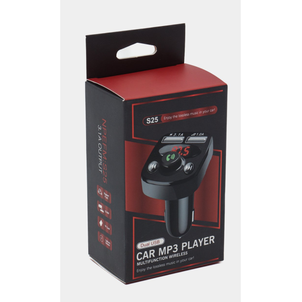 S25 Bluetooth Araç Fm Radio Transmitter