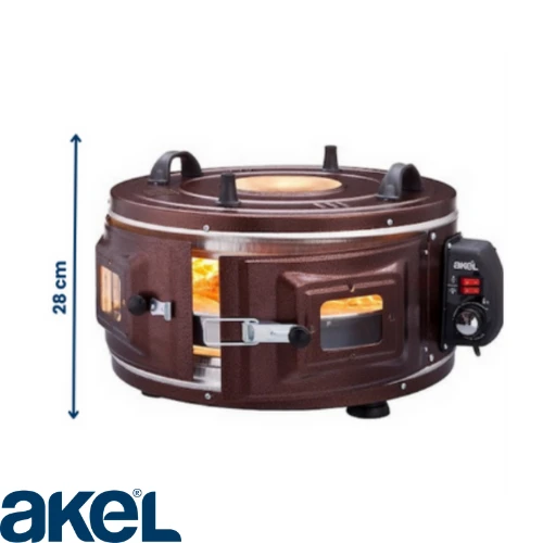 AKEL AF220 TERMOSTATLI GROSS YUVARLAK FIRIN - Resim 2