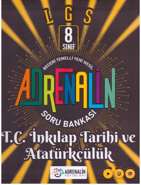 ADRENALİN 8.SINIF İNKILAP TARİHİ SORU BANKASI ürün görseli