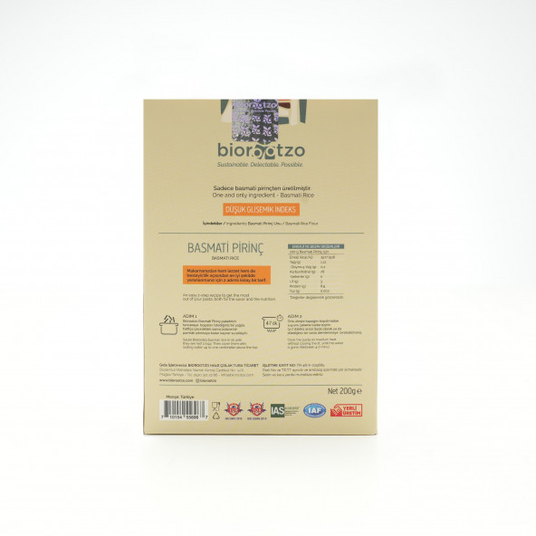 Glütensiz Vegan Basmati Pirinç Makarnası 200 g - 3