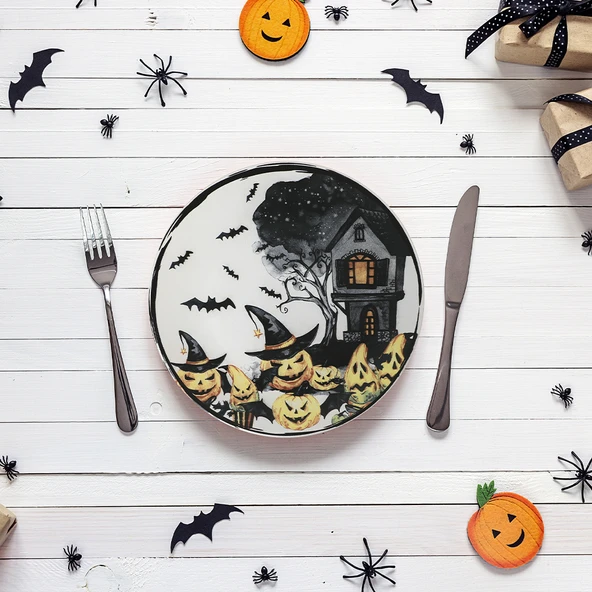 Keramika Keraart Halloween Witch Servis Tabağı 26 Cm 19948