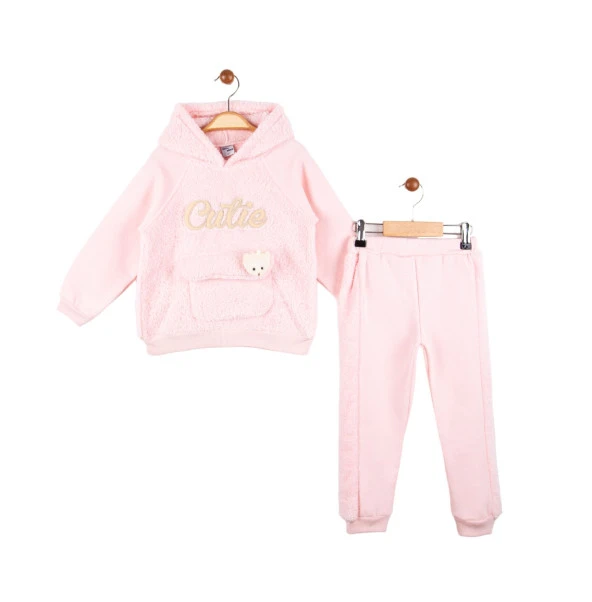 Mina Mino Baby 2-4 Yaş Cutie Nakışlı Ayıcıklı Welsoft Üç İp Takım