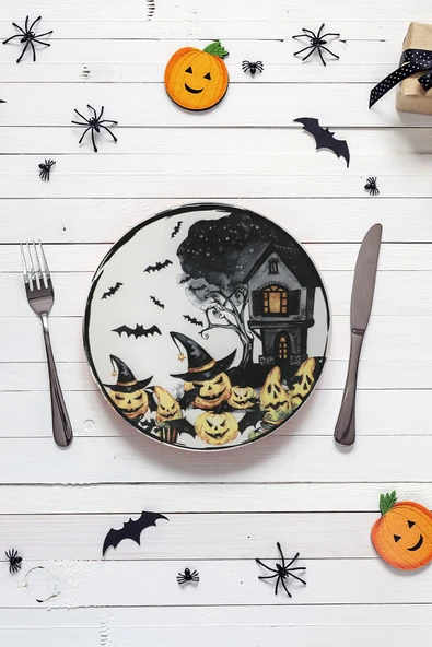 Keramika Keraart Halloween Witch Servis Tabağı 26 Cm 19948 ürün görseli 1