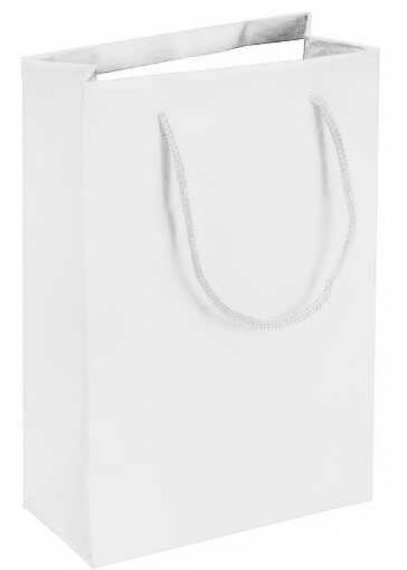 ÇANTA KARTON BEYAZ 11x17 CM 25 ADET - 2