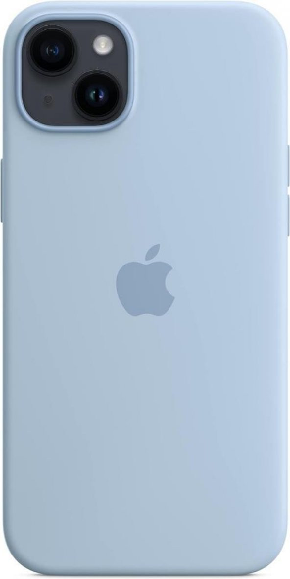 iPhone 14 Plus için MagSafe özellikli Silikon Kılıf - Gökyüzü Outlet